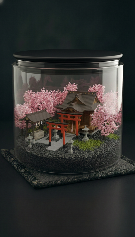 Sakura Jar. L size