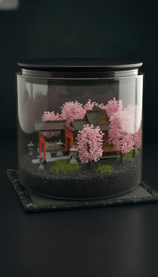 Sakura Jar. L size